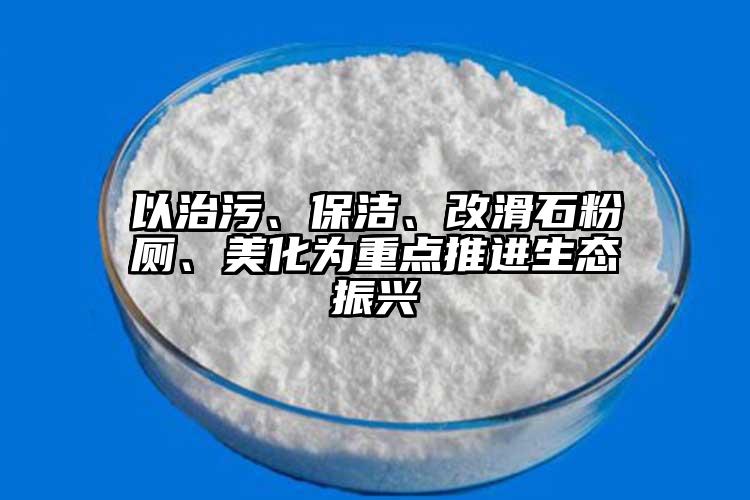 以治污、保潔、改滑石粉廁、美化為重點(diǎn)推進(jìn)生態(tài)振興